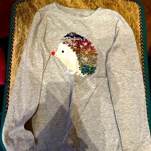 Girls porcupine long sleeve shirt